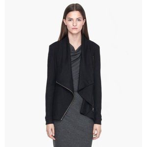Helmut Lang Sonar Wool Shawl Collar Jacket Black Size XS